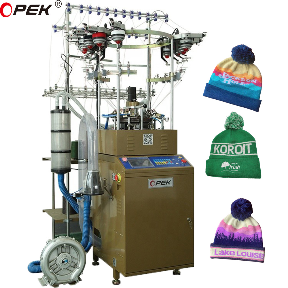 OPEK machine.Benaie machine. scarf knitting machine. hat knitting machine.  rib hat machine . collar knitting machine .Sweater knitting machine .flat  knitting machine .jersey machine. cap knitting mach